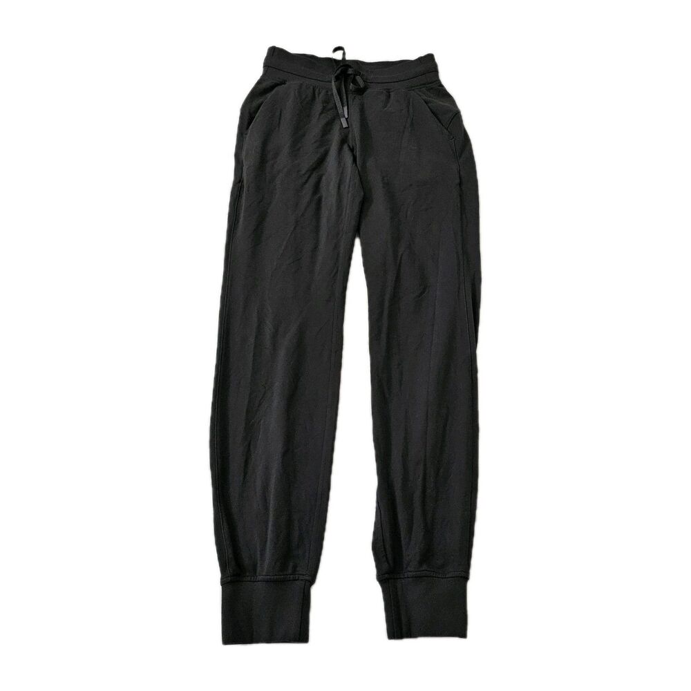 Lululemon‎ Joggers Womens 2 Black Ready to Rulu High Rise Pants Gym Outdoor 29"